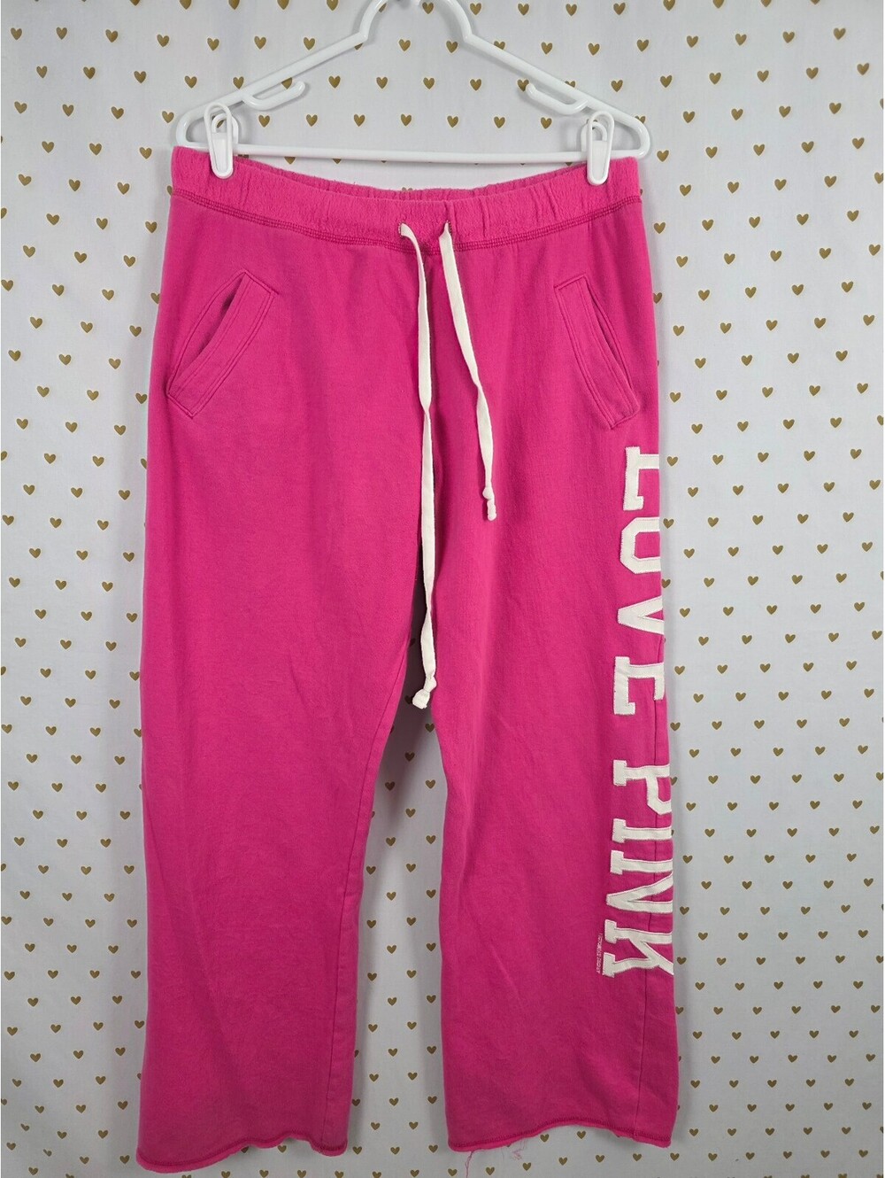 Victorias Secret PINK Small Embroidered Boyfriend Sweats Diaper Butt